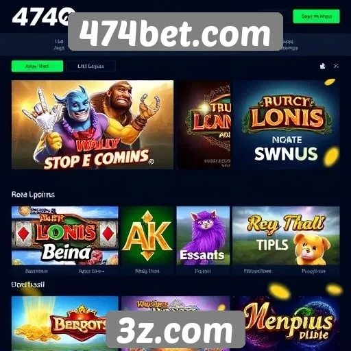 Novos jogos disponíveis na plataforma 474bet